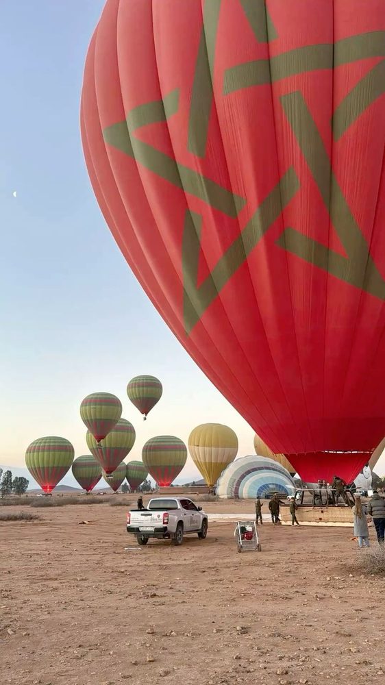 Hot air balloon Morocco