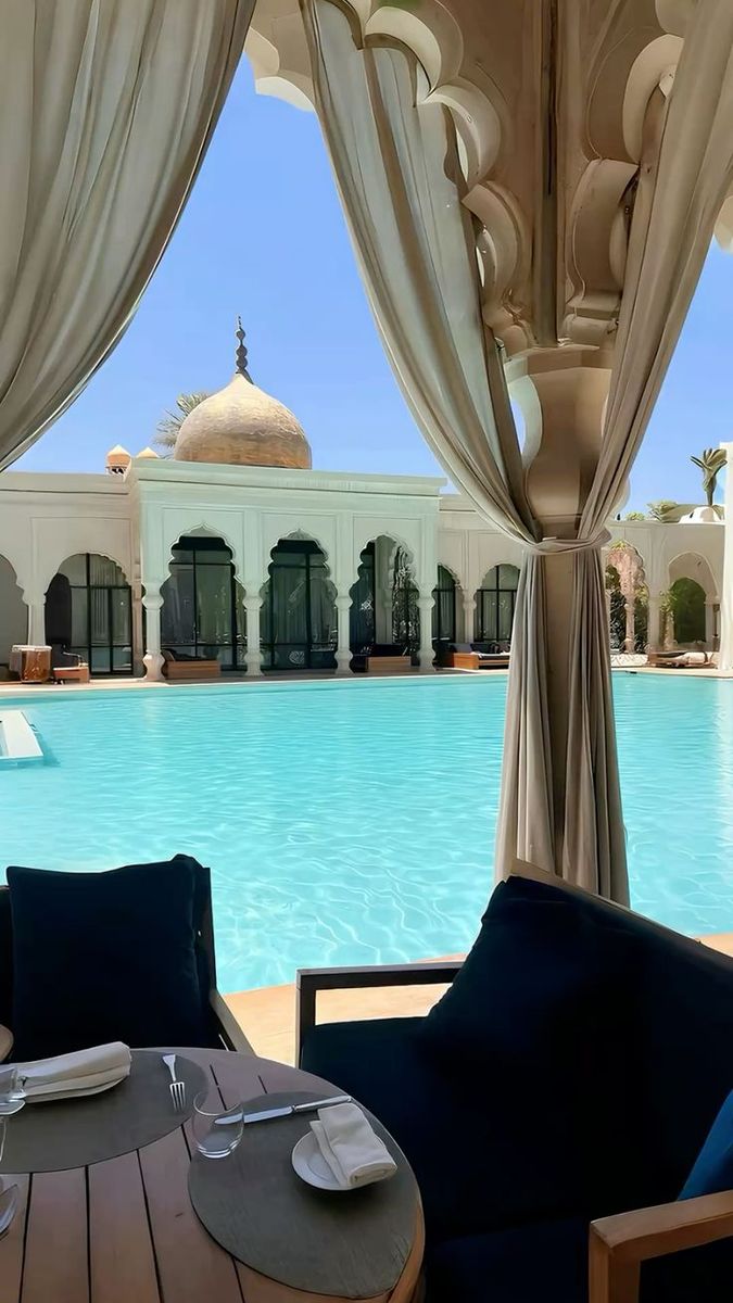 Palace pool Morocco