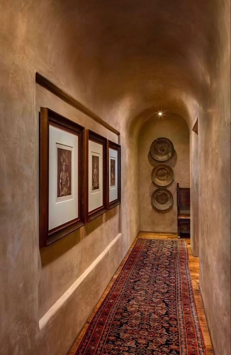 Traditional Moroccan hallway