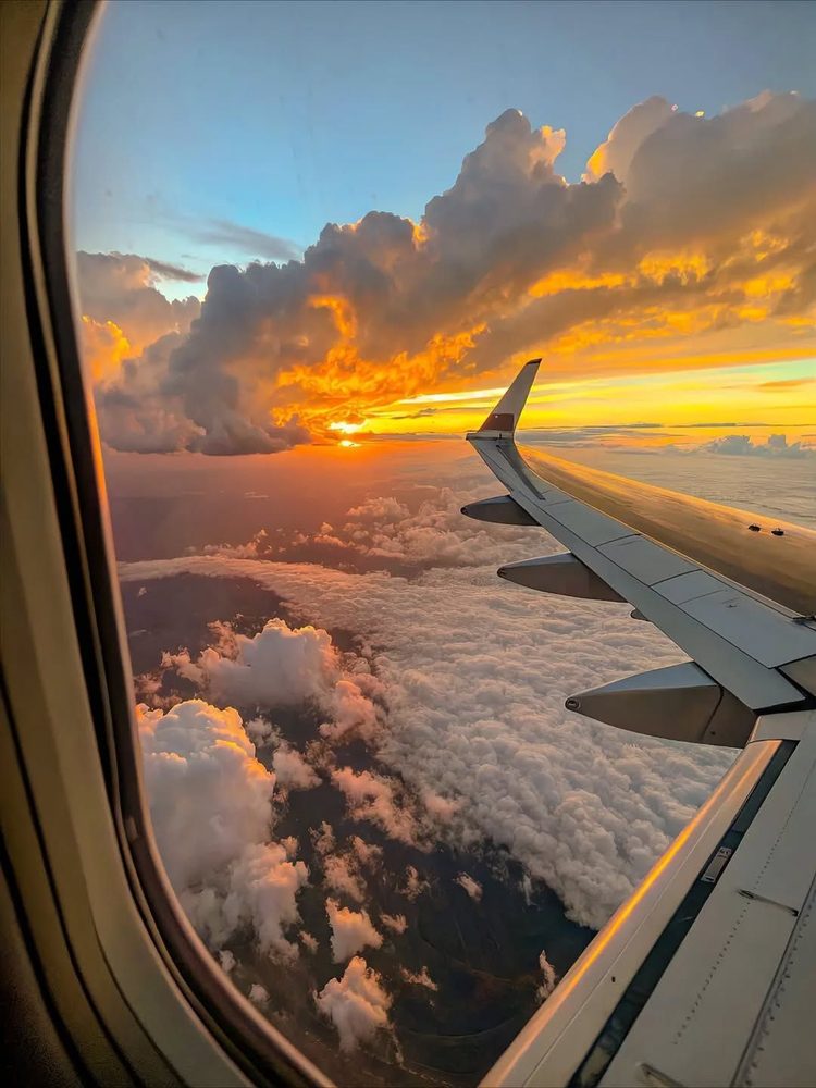 Travel to Morocco airplane